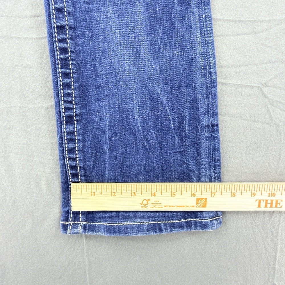 Miss Me Bootcut Jeans Womens Sz 28 29x31 Low Rise Cowgirl Western Rhinestone - Picture 16 of 16
